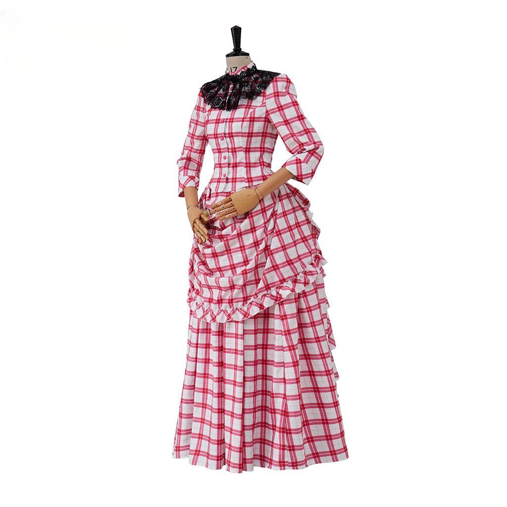The Gilded Age Peggy Scott Cosplay Costume - 1880s Victorian Bustle Dress & Civil War Era Ball Gown-Astricos