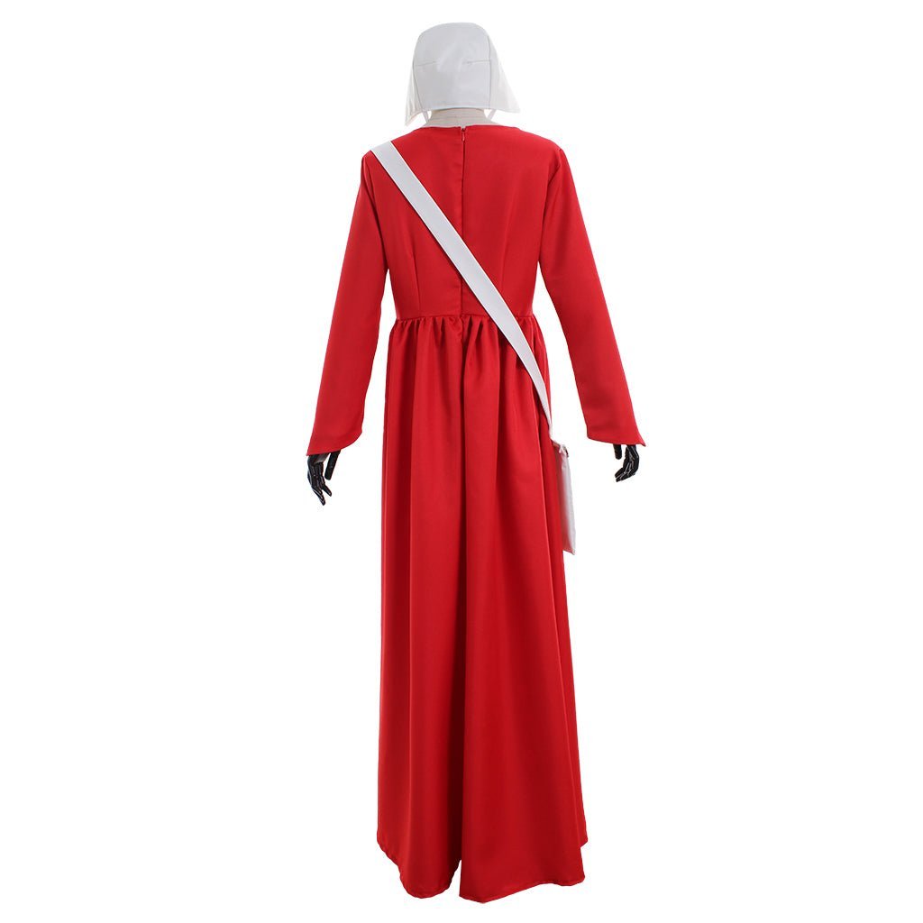 The Handmaid’s Tale Offred Cosplay Costume – Complete Set with Cloak, Dress, White Hat & Bag-Astricos
