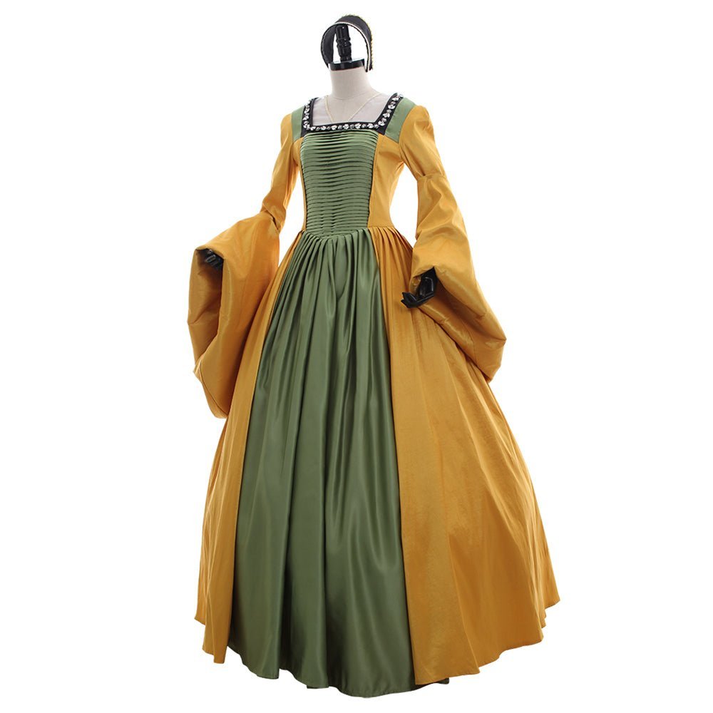 Anne & Mary Tudor England Cosplay Dress | The Other Boleyn Girl Medieval Gown for Women-Astricos
