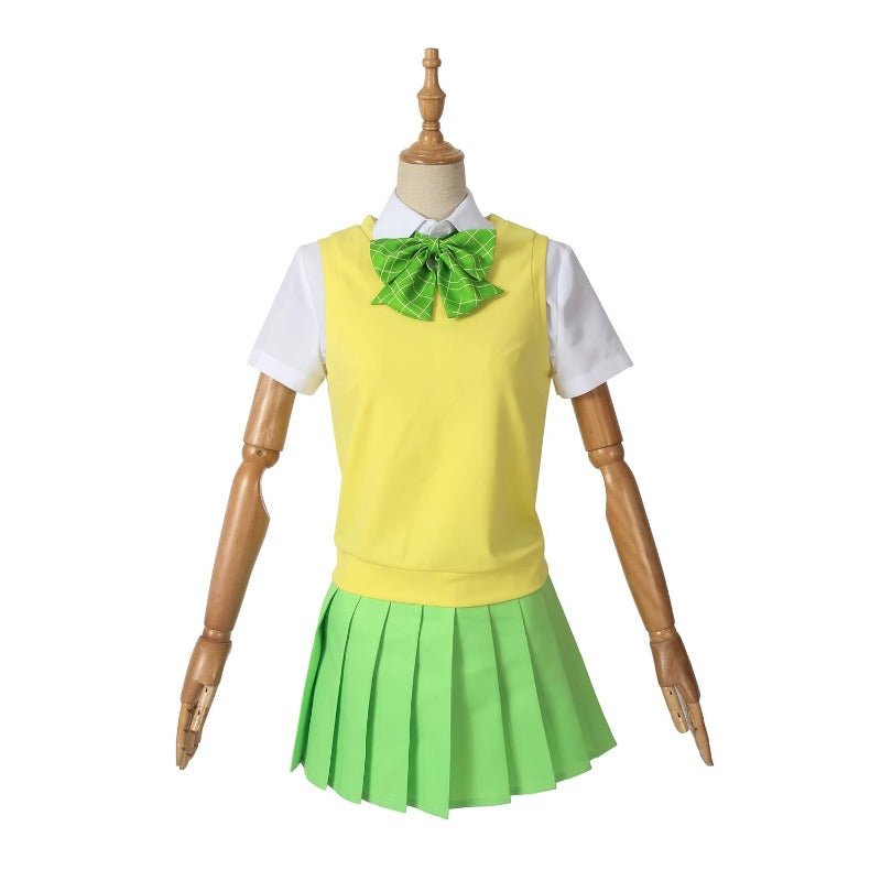 The Quintessential Quintuplets Cosplay Costume Wig and School Uniform Set for Nakano Sisters - Astricos