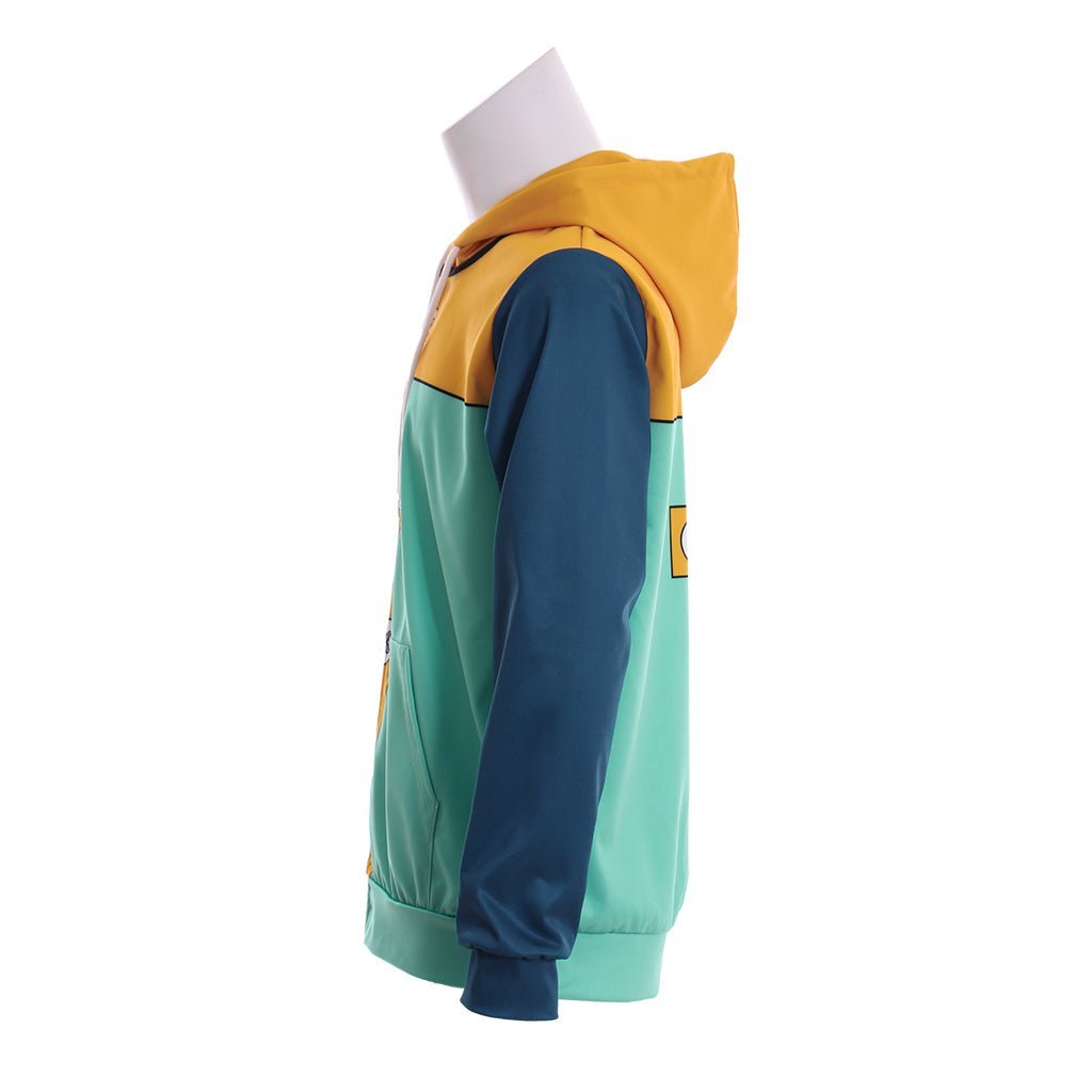 Fairy King Harlequin Zipper Kpop Pullover - The Seven Deadly Sins Cosplay Costume-Astricos