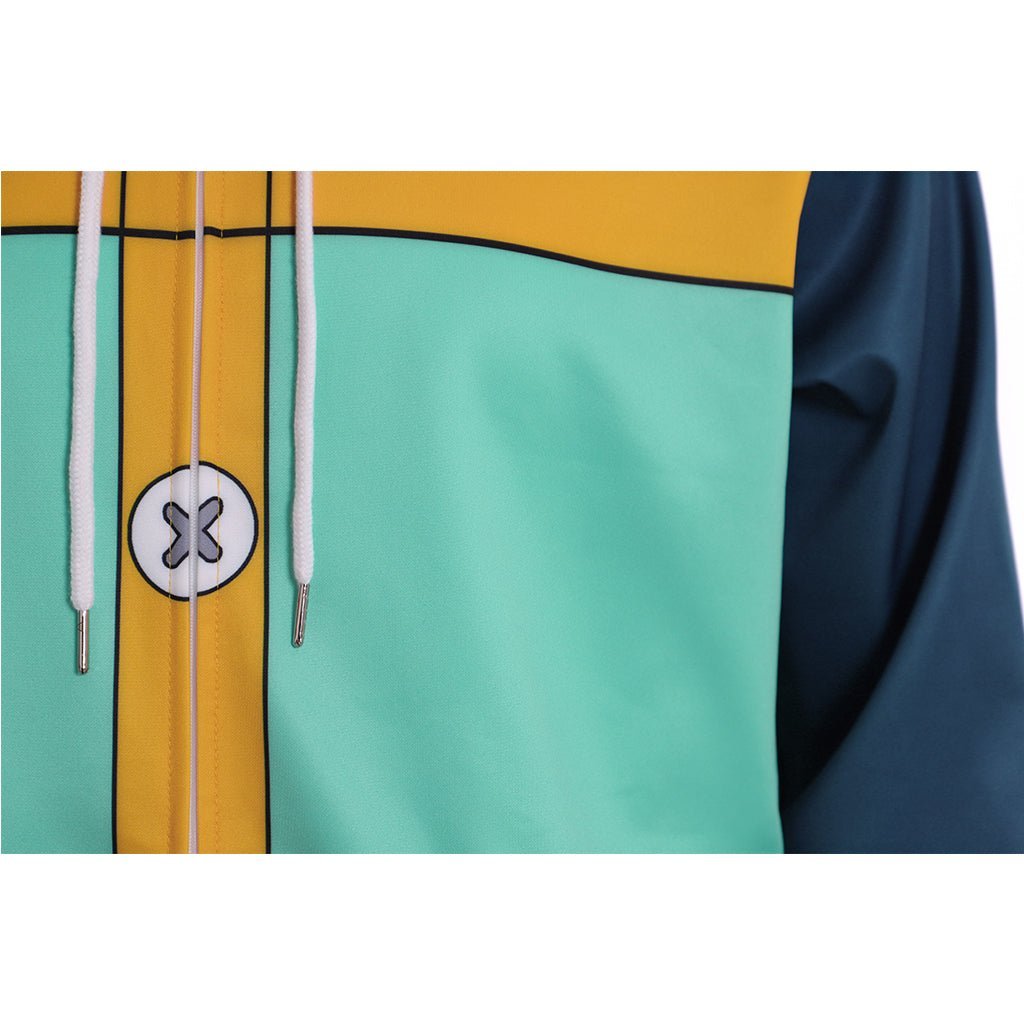 Fairy King Harlequin Zipper Kpop Pullover - The Seven Deadly Sins Cosplay Costume-Astricos