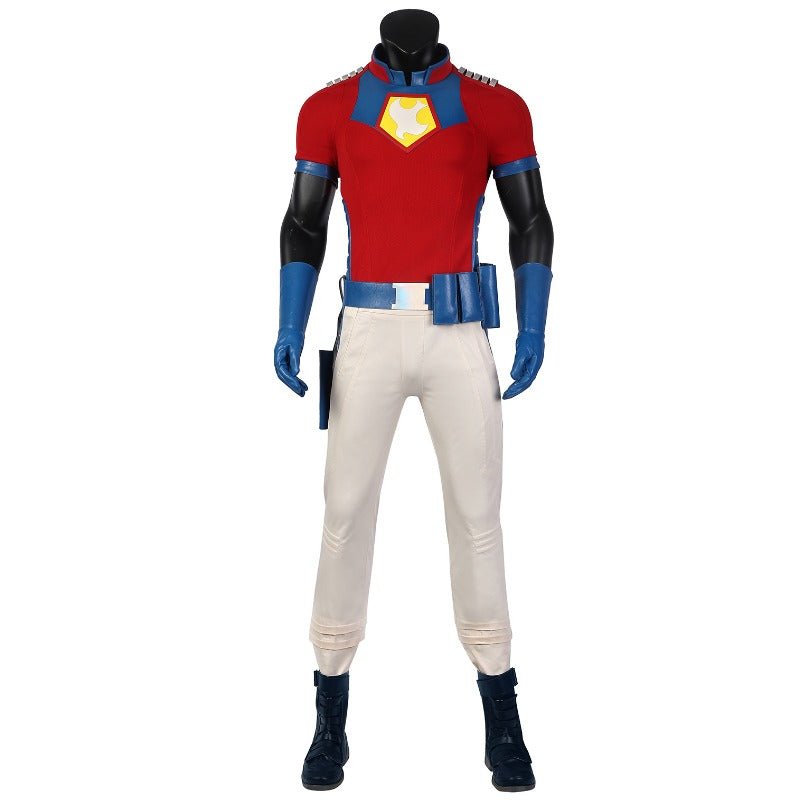 The Suicide Squad 2 Peacemaker Cosplay Costume Top Level Quality Outfit - Astricos