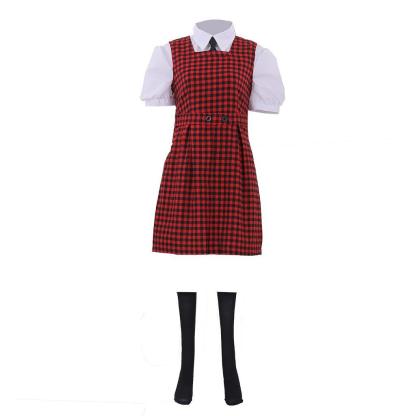 The Umbrella Academy Girl School Uniform Cosplay Costume | Authentic Outfit for Adults-Astricos