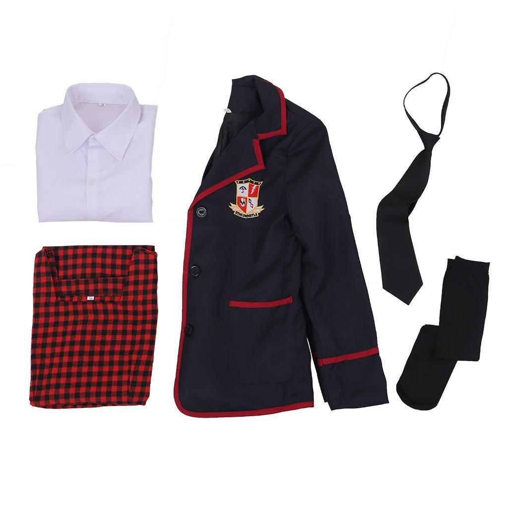 The Umbrella Academy Girl School Uniform Cosplay Costume | Authentic Outfit for Adults-Astricos