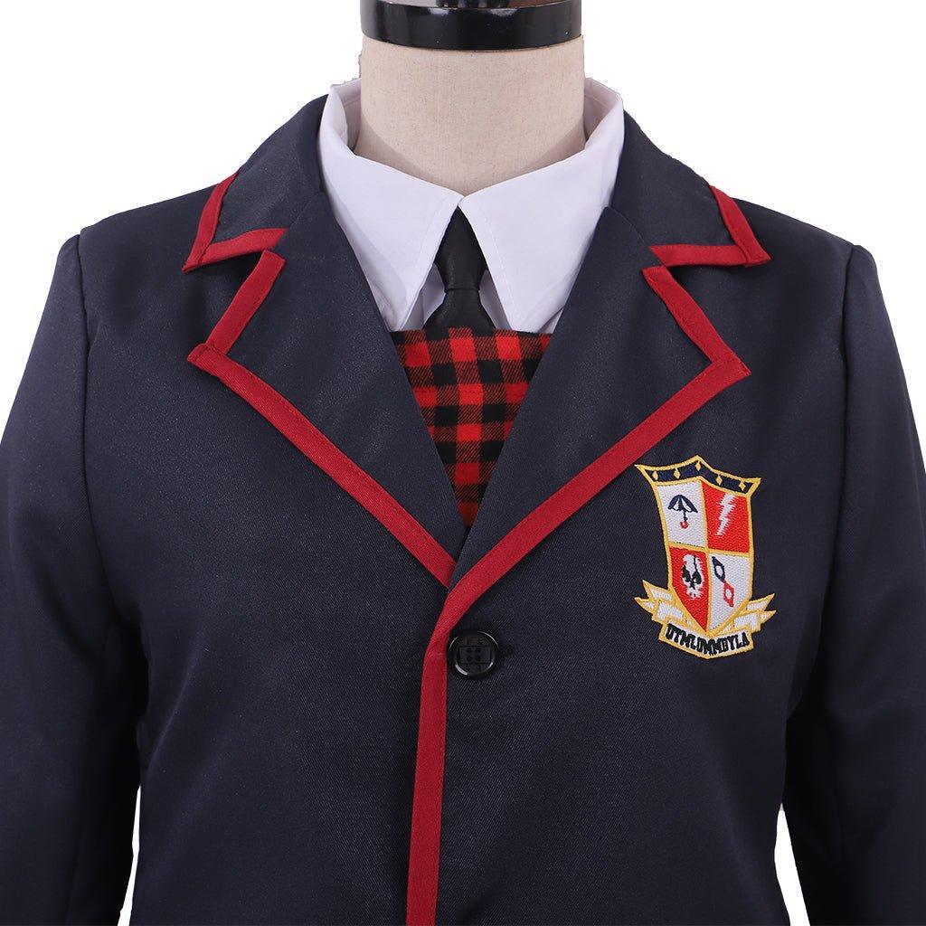 The Umbrella Academy Girl School Uniform Cosplay Costume | Authentic Outfit for Adults-Astricos
