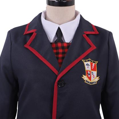 The Umbrella Academy Girl School Uniform Cosplay Costume | Authentic Outfit for Adults-Astricos