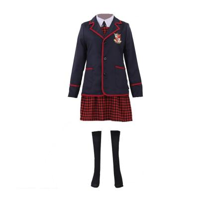 The Umbrella Academy Girl School Uniform Cosplay Costume | Authentic Outfit for Adults-Astricos