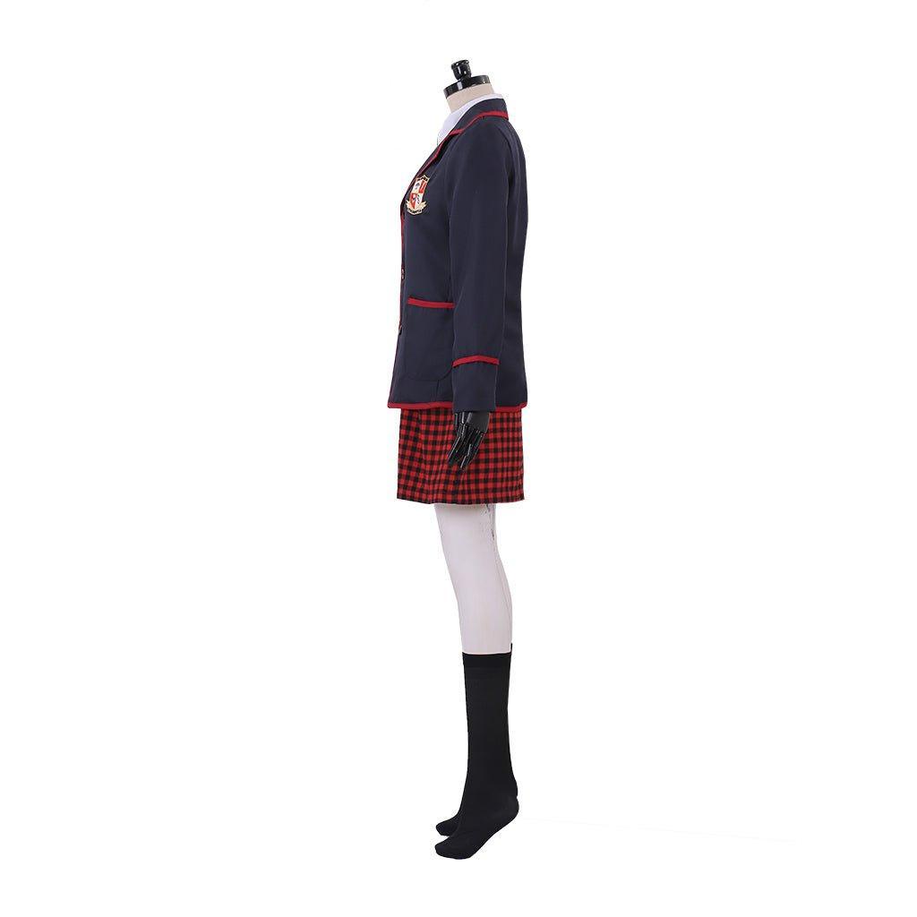 The Umbrella Academy Girl School Uniform Cosplay Costume | Authentic Outfit for Adults-Astricos