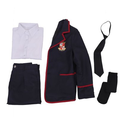 The Umbrella Academy Male School Uniform Cosplay Costume - Premium Quality | Astricos-Astricos