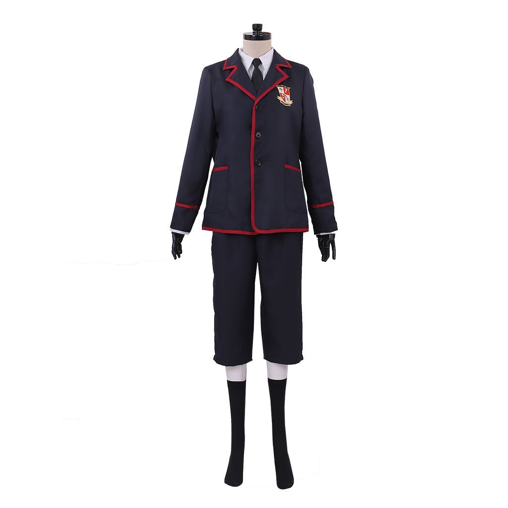 The Umbrella Academy Male School Uniform Cosplay Costume - Premium Quality | Astricos-Astricos