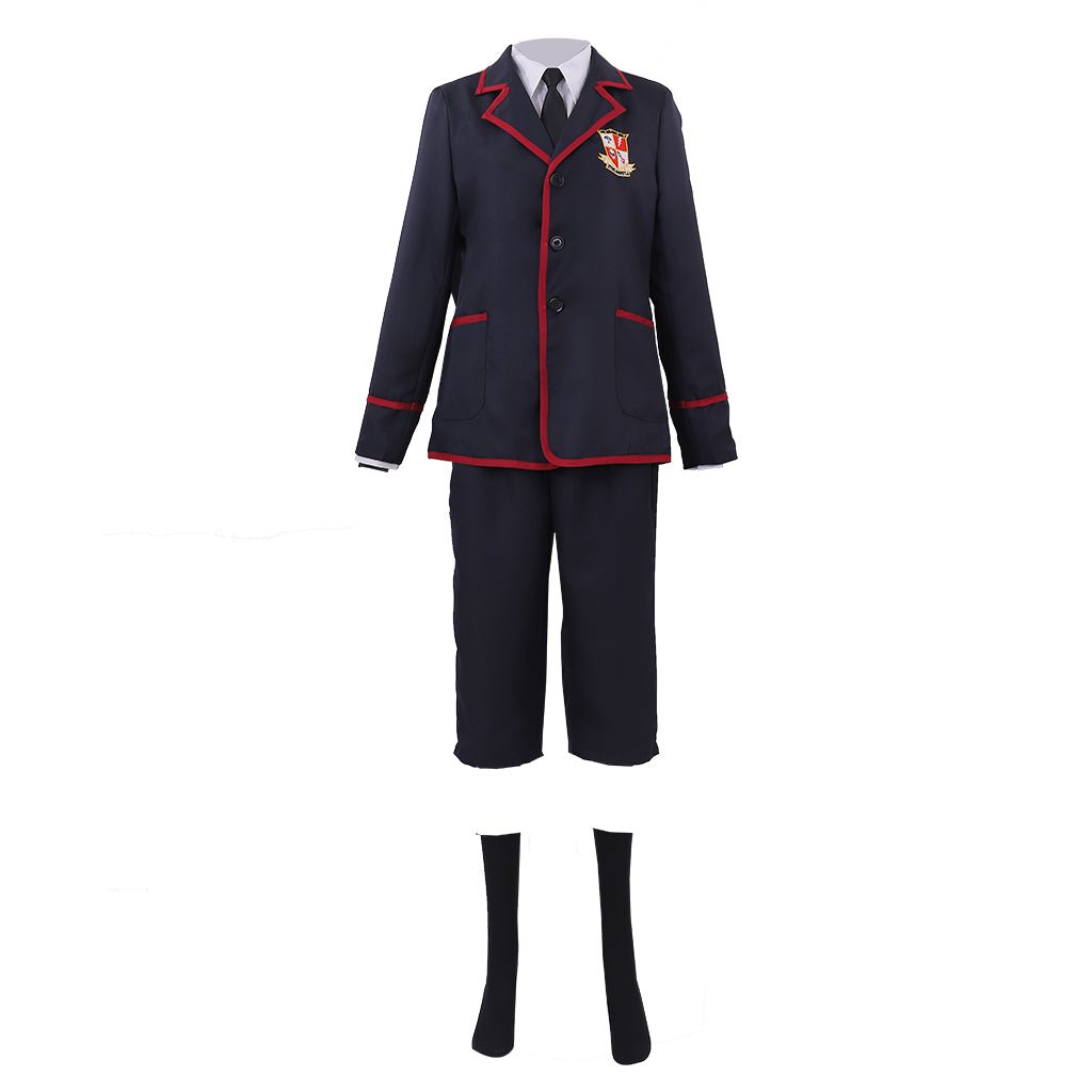 The Umbrella Academy Male School Uniform Cosplay Costume - Premium Quality | Astricos-Astricos