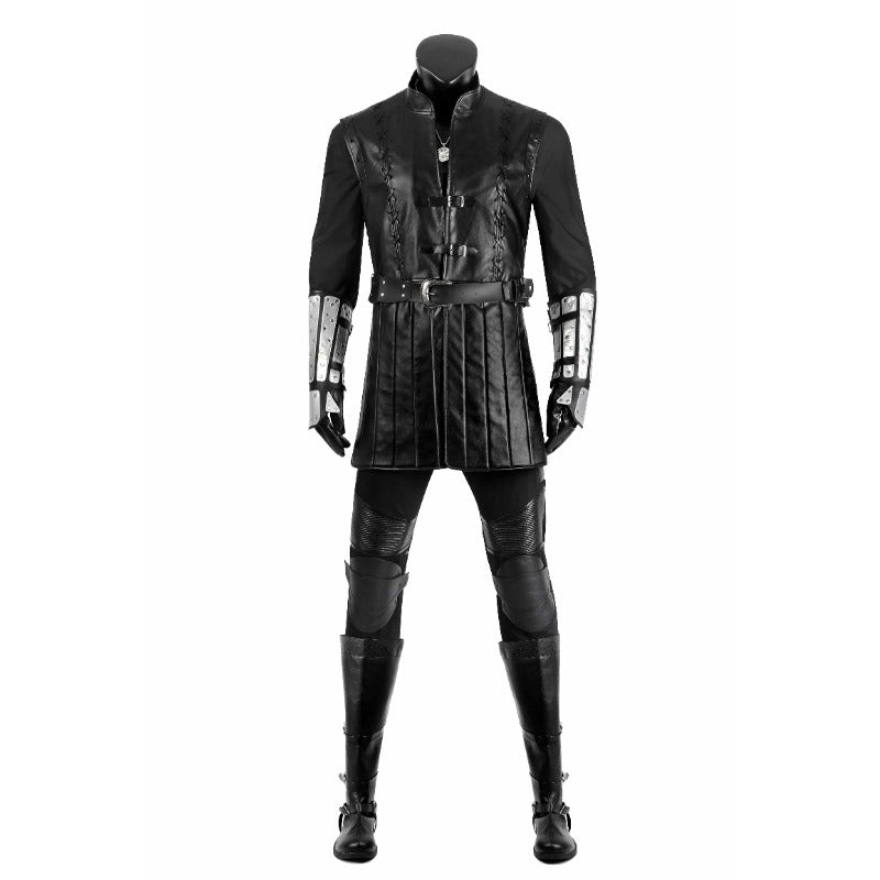 The Witcher 3: Wild Hunt Geralt Cosplay Costume Men’s Coat Pants Shirt Halloween Outfit - Astricos
