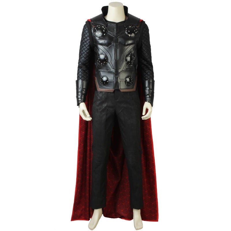 Thor Odinson Cosplay Costume Halloween Outfit with Full Props and Eye Mask - Astricos