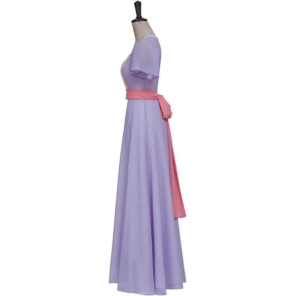 Titanic Rose DeWitt Bukater Cosplay Dress - Elegant Evening Gown for Themed Parties-Astricos