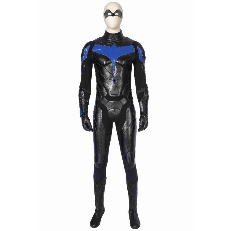 Titans Nightwing PU Leather Cosplay Costume for Halloween and Parties - Astricos