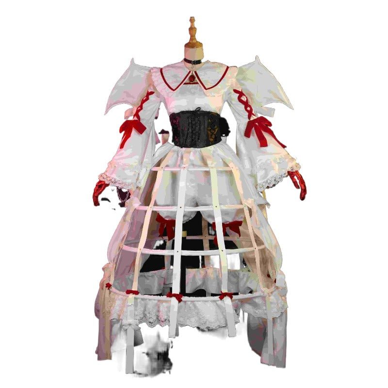 Touhou Project Remilia Scarlet Gothic Demon Dress Cosplay Costume Women Halloween 2021 - Astricos