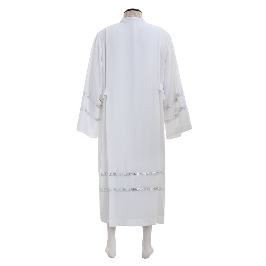 Traditional Catholic Priest Chasuble Cosplay Costume - Embroidered Clergy ALB Vestments for Authentic Look-Astricos