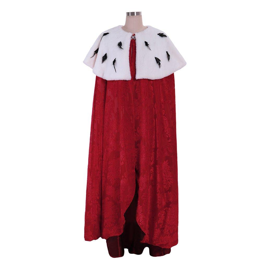 King George III Tudor Costume Cloak | Hamilton Musical Cosplay Cape | Astricos-Astricos