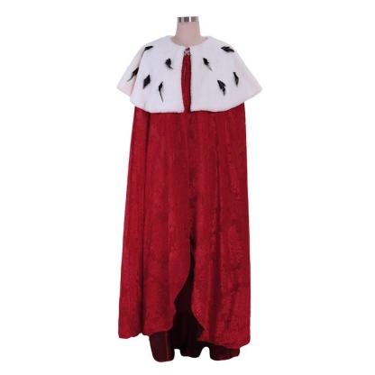 King George III Tudor Costume Cloak | Hamilton Musical Cosplay Cape | Astricos-Astricos