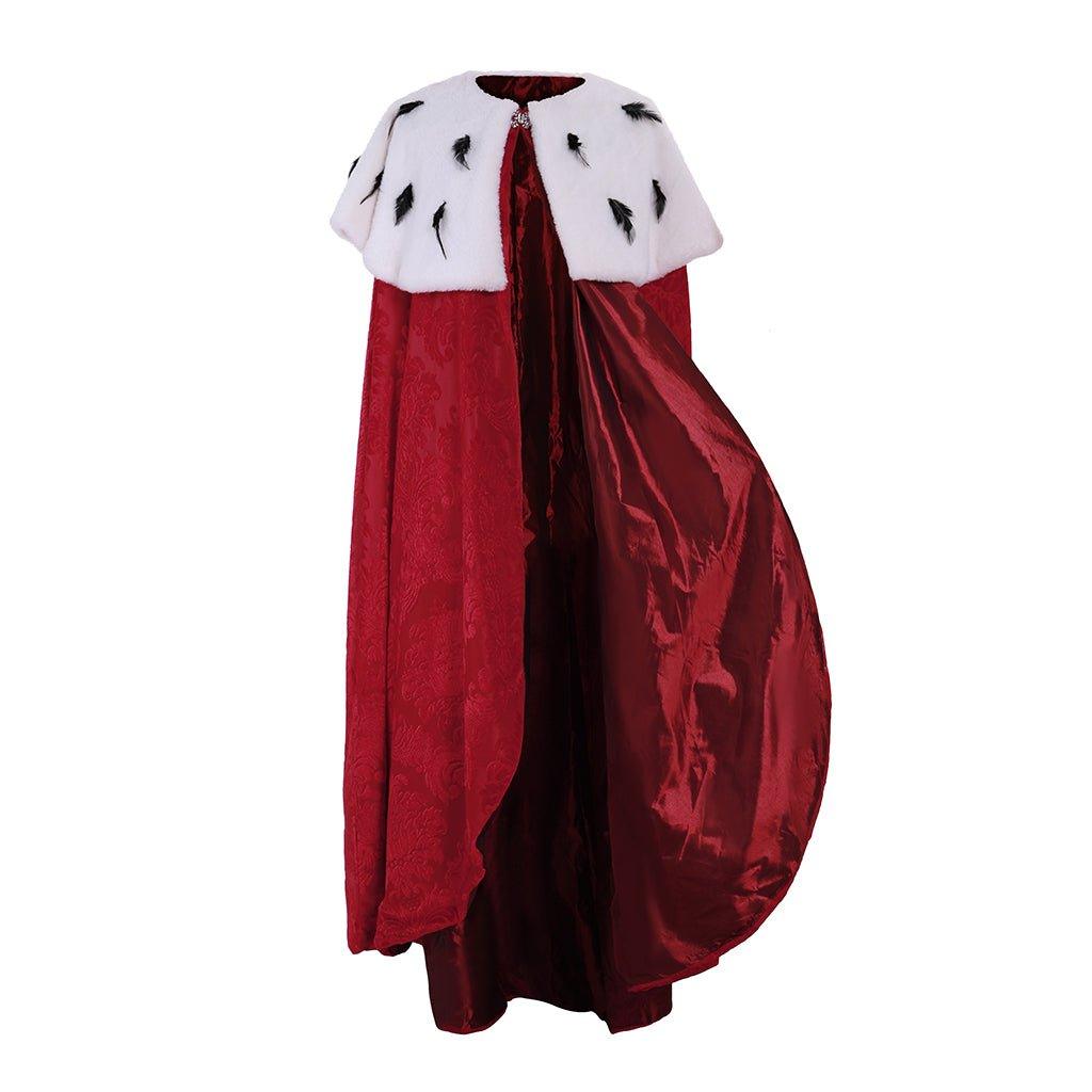 King George III Tudor Costume Cloak | Hamilton Musical Cosplay Cape | Astricos-Astricos