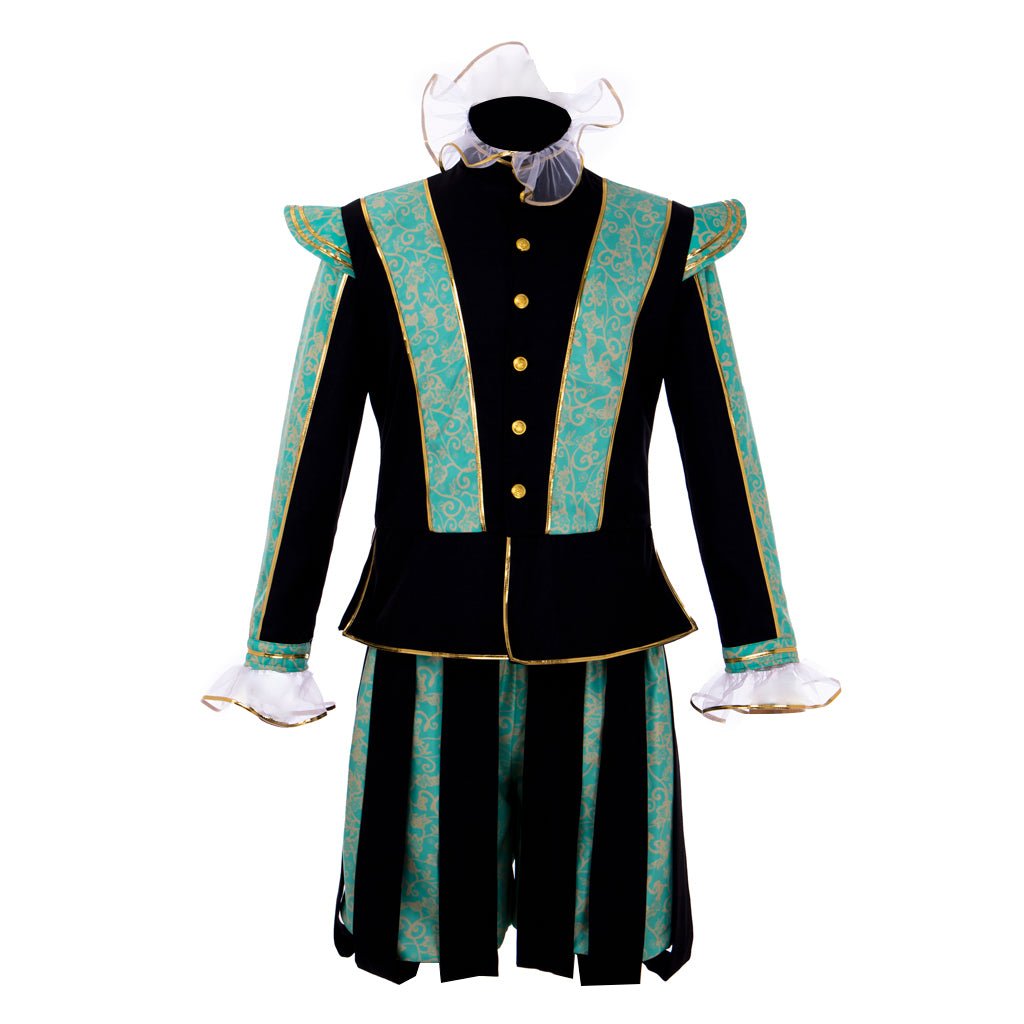 Elizabethan Prince Costume for Men - Tudor Court Noble Outfit with Hat | Astricos Medieval Series-Astricos