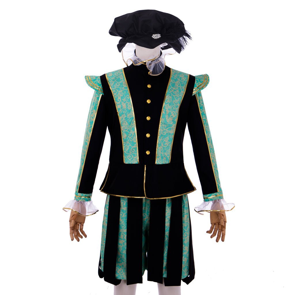 Elizabethan Prince Costume for Men - Tudor Court Noble Outfit with Hat | Astricos Medieval Series-Astricos