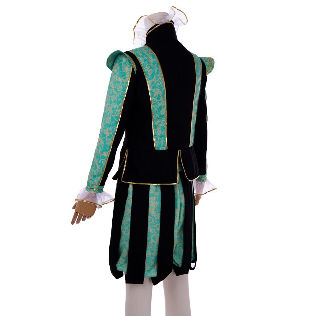 Elizabethan Prince Costume for Men - Tudor Court Noble Outfit with Hat | Astricos Medieval Series-Astricos