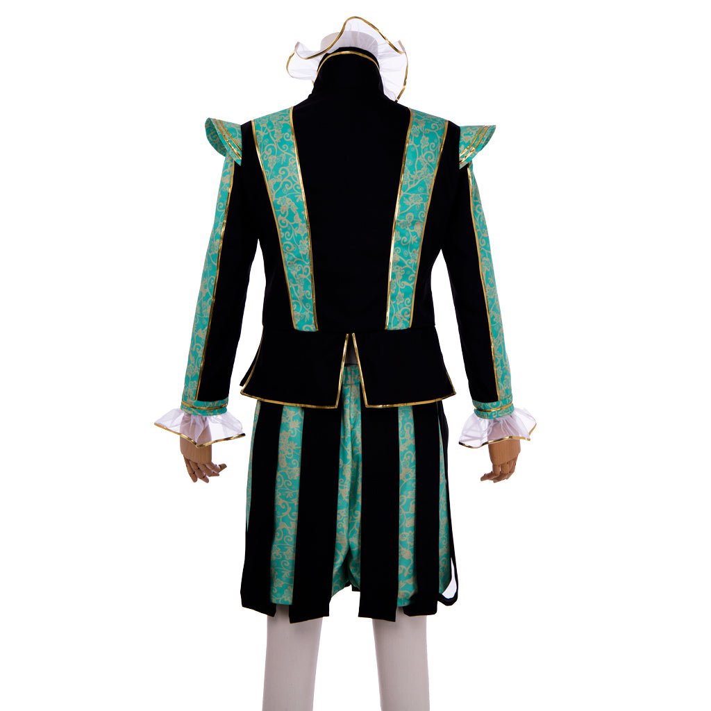 Elizabethan Prince Costume for Men - Tudor Court Noble Outfit with Hat | Astricos Medieval Series-Astricos