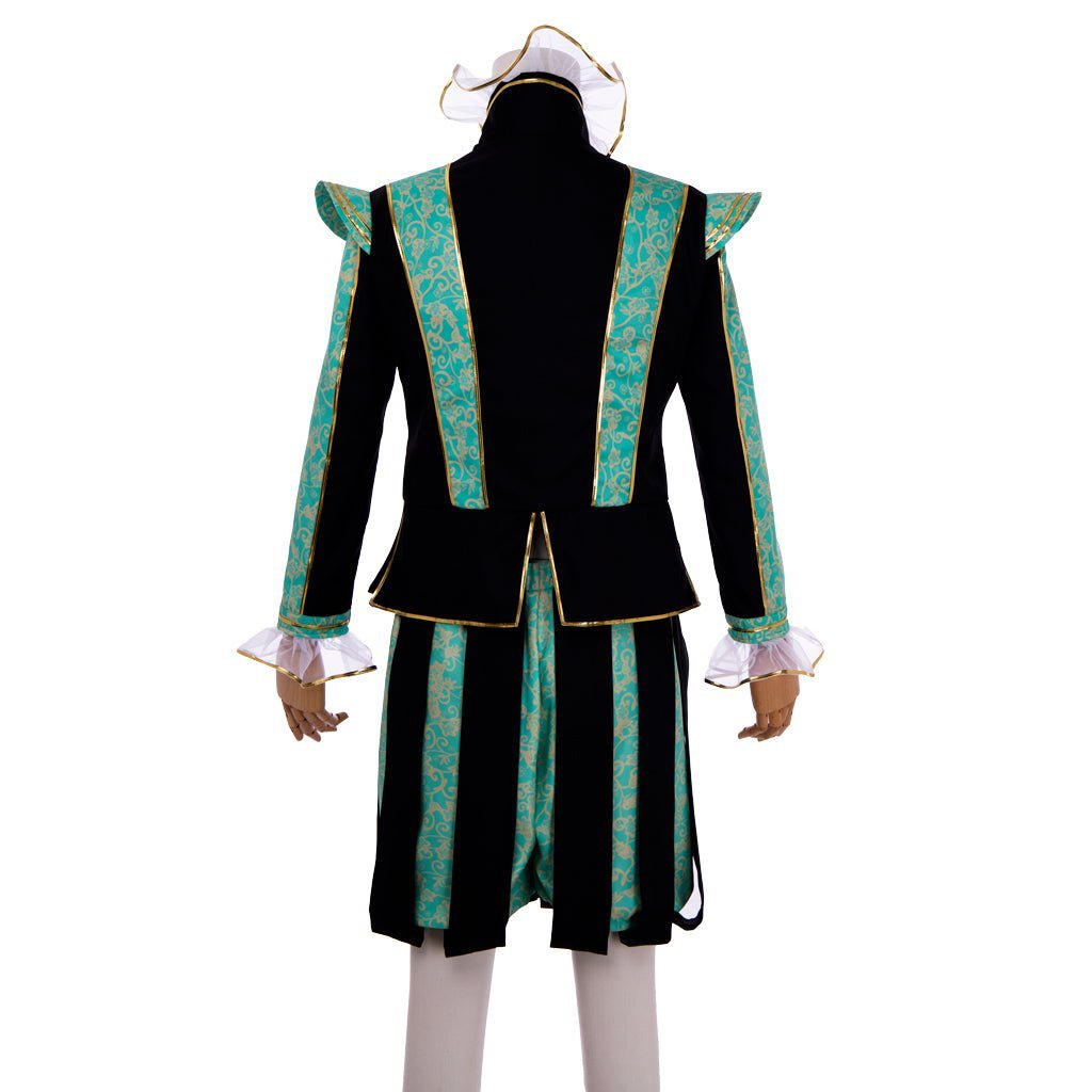 Elizabethan Prince Costume for Men - Tudor Court Noble Outfit with Hat | Astricos Medieval Series-Astricos