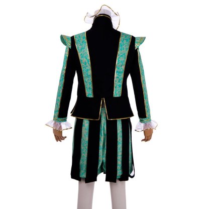 Elizabethan Prince Costume for Men - Tudor Court Noble Outfit with Hat | Astricos Medieval Series-Astricos