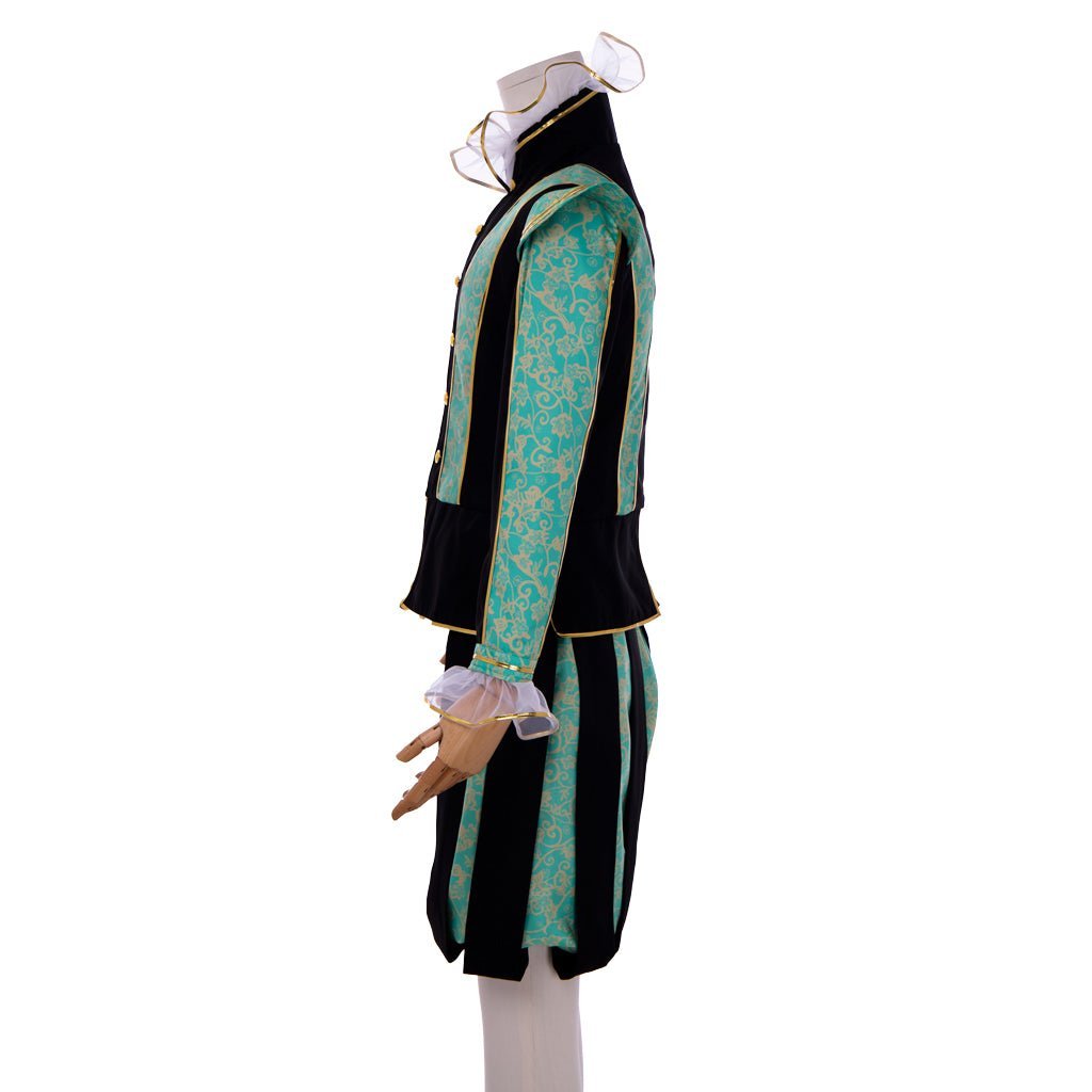 Elizabethan Prince Costume for Men - Tudor Court Noble Outfit with Hat | Astricos Medieval Series-Astricos