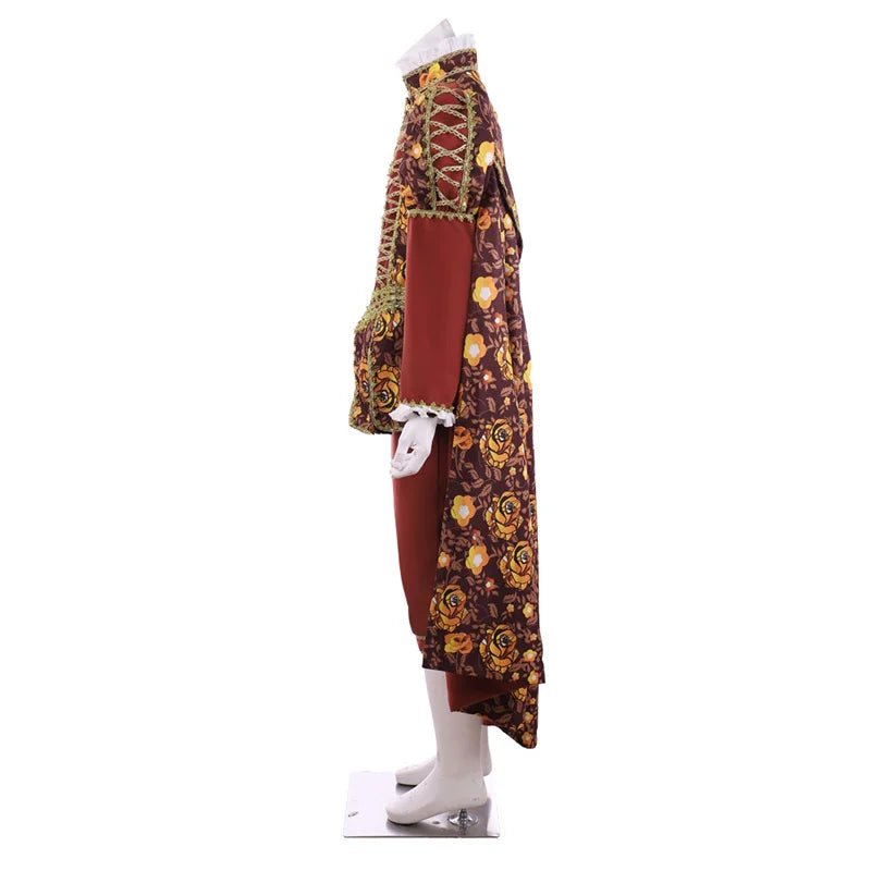 Tudor King Costume for Men - Authentic Medieval Elizabethan Knight Outfit with Cloak | Astricos-Astricos