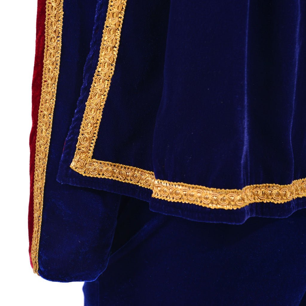 Authentic Tudor Knight Cosplay Costume - Medieval Renaissance Blue Outfit for Men | Astricos-Astricos