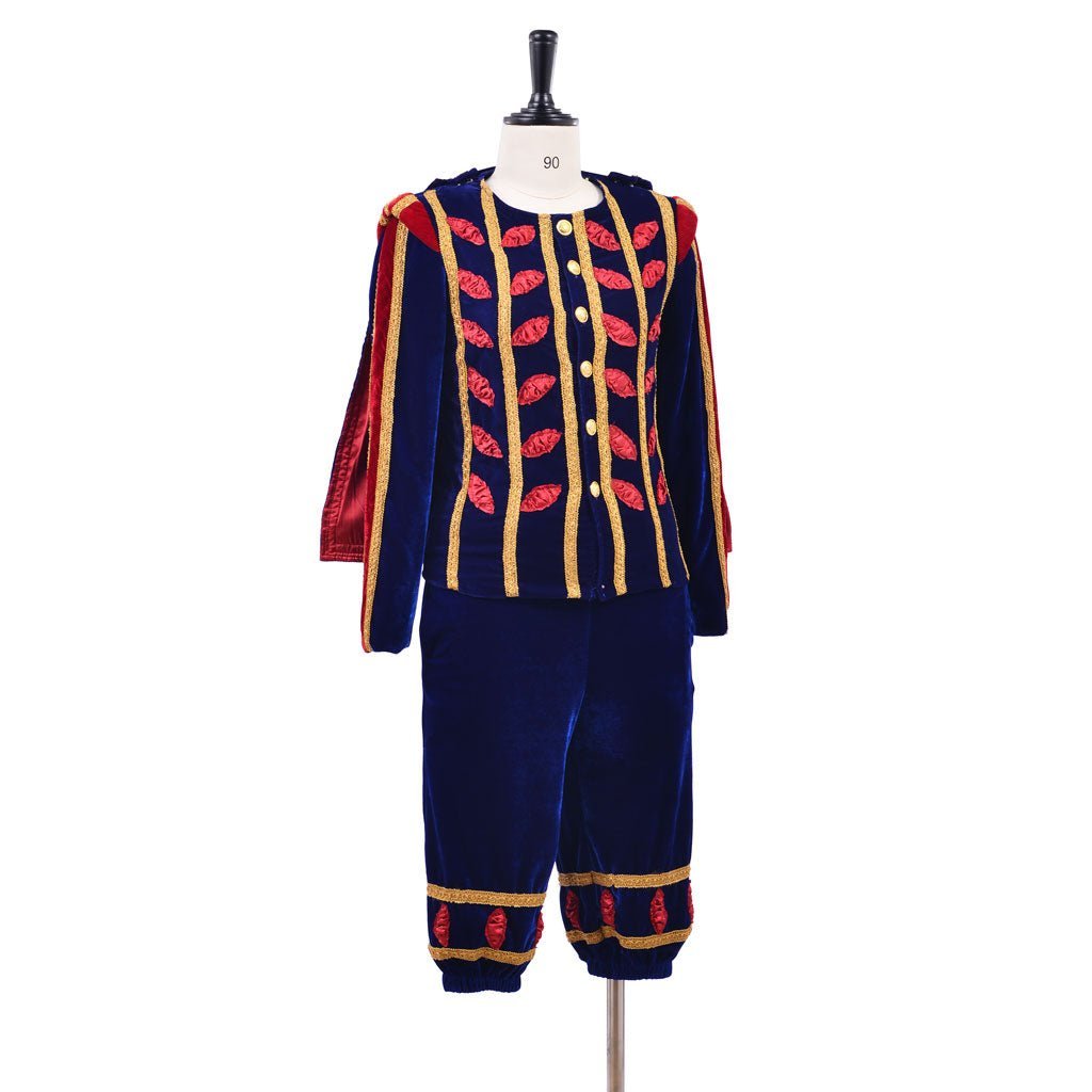 Authentic Tudor Knight Cosplay Costume - Medieval Renaissance Blue Outfit for Men | Astricos-Astricos