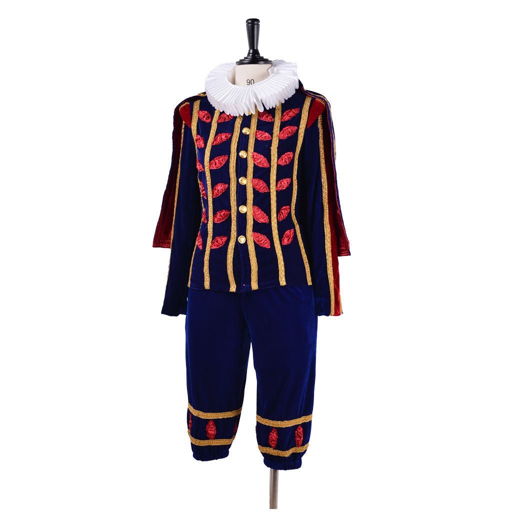 Authentic Tudor Knight Cosplay Costume - Medieval Renaissance Blue Outfit for Men | Astricos-Astricos