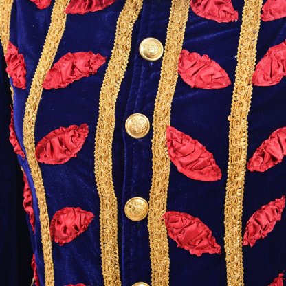 Authentic Tudor Knight Cosplay Costume - Medieval Renaissance Blue Outfit for Men | Astricos-Astricos