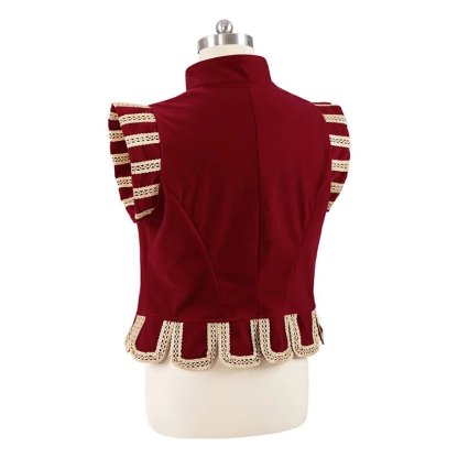Tudor Prince Red Vest Costume - Medieval Renaissance Nobleman Outfit for Men | Astricos Cosplay-Astricos
