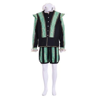 Tudor Prince Renaissance Costume - Authentic Medieval Victorian Elizabethan Men’s Suit | Astricos-Astricos