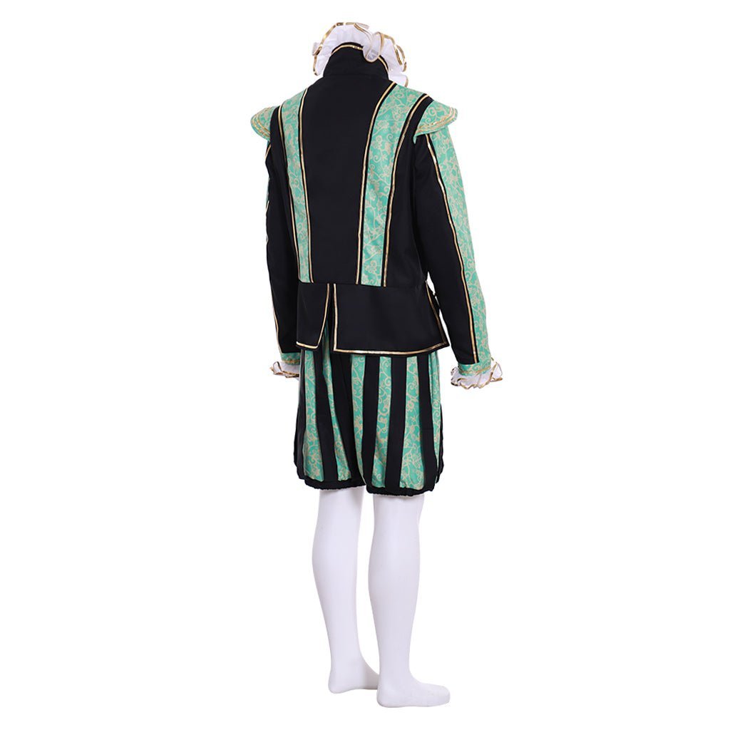 Tudor Prince Renaissance Costume - Authentic Medieval Victorian Elizabethan Men’s Suit | Astricos-Astricos