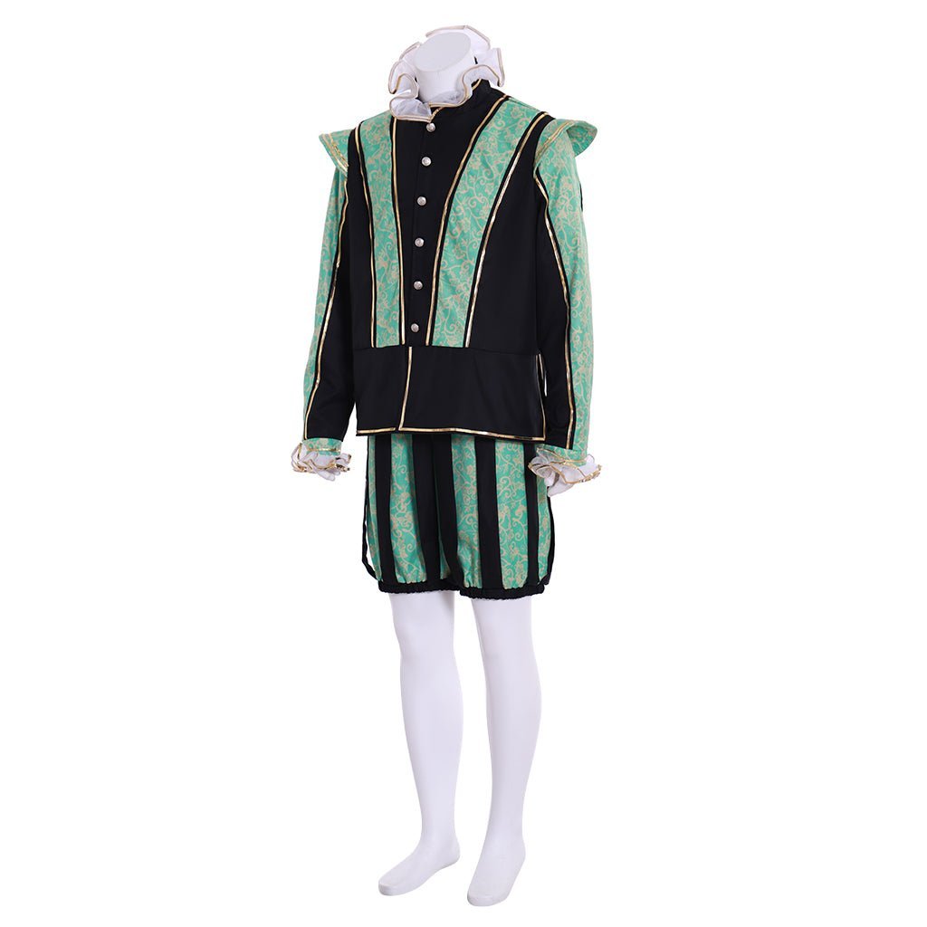 Tudor Prince Renaissance Costume - Authentic Medieval Victorian Elizabethan Men’s Suit | Astricos-Astricos