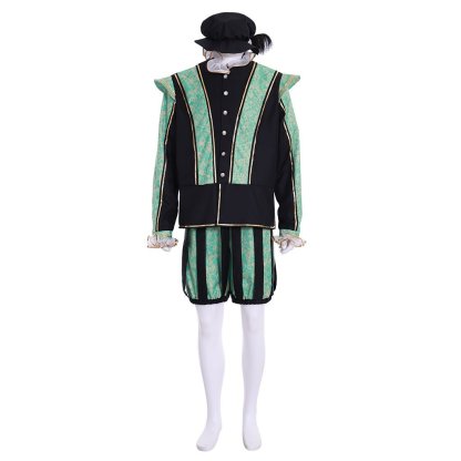 Tudor Prince Renaissance Costume - Authentic Medieval Victorian Elizabethan Men’s Suit | Astricos-Astricos