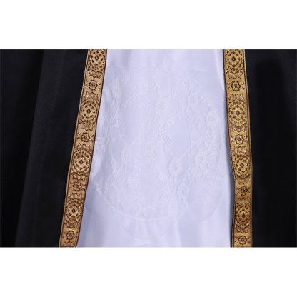 Queen Elizabeth I Tudor Ball Gown Cosplay Costume | Black & White Historical Dress-Astricos