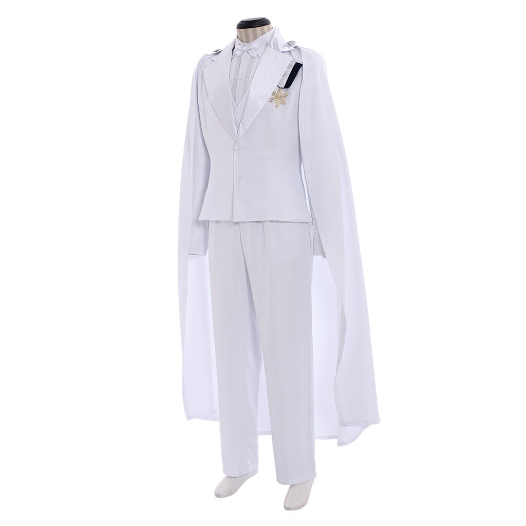 Tuxedo Mask Mamoru Chiba Wedding Dress White Cosplay Costume | Astricos-Astricos