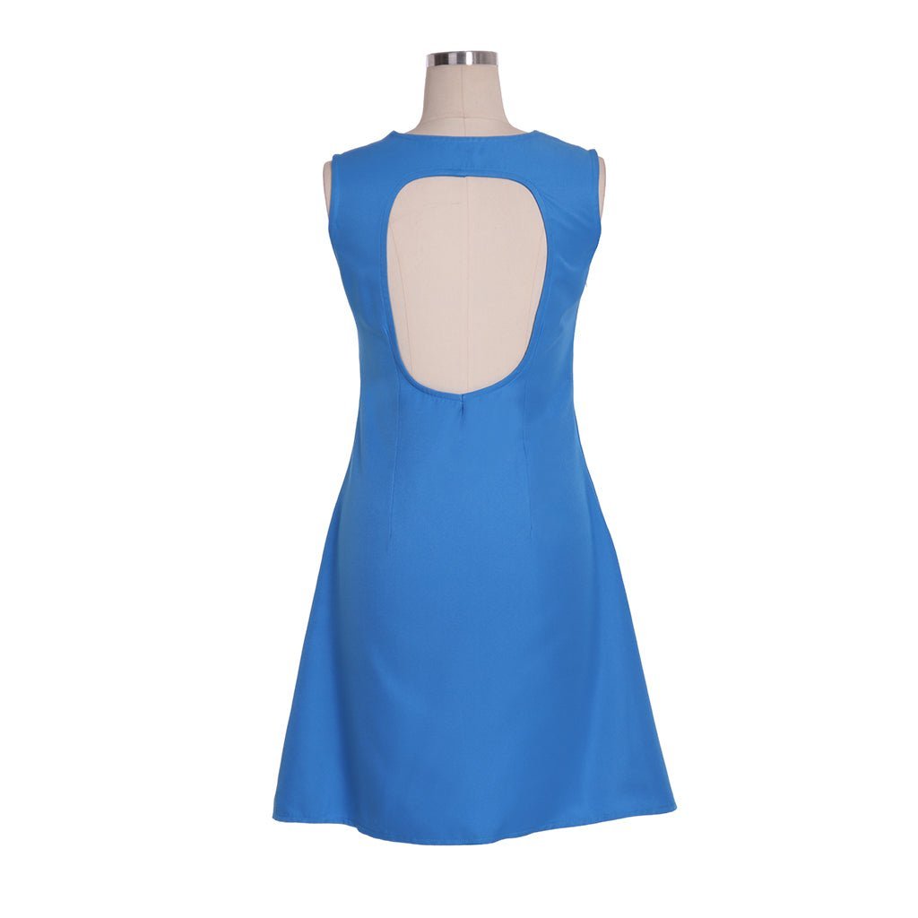 Daenerys Targaryen Blue Dress Cosplay Costume with Cape - Authentic TV Series Outfit for Women-Astricos