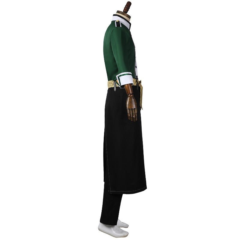 Twisted Wonderland NRC Chef Silver Riddle Cosplay Costume Set - Customized Outfit-Astricos