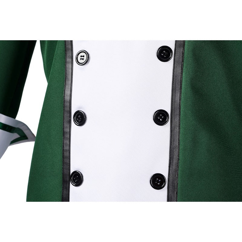 Twisted Wonderland NRC Chef Silver Riddle Cosplay Costume Set - Customized Outfit-Astricos