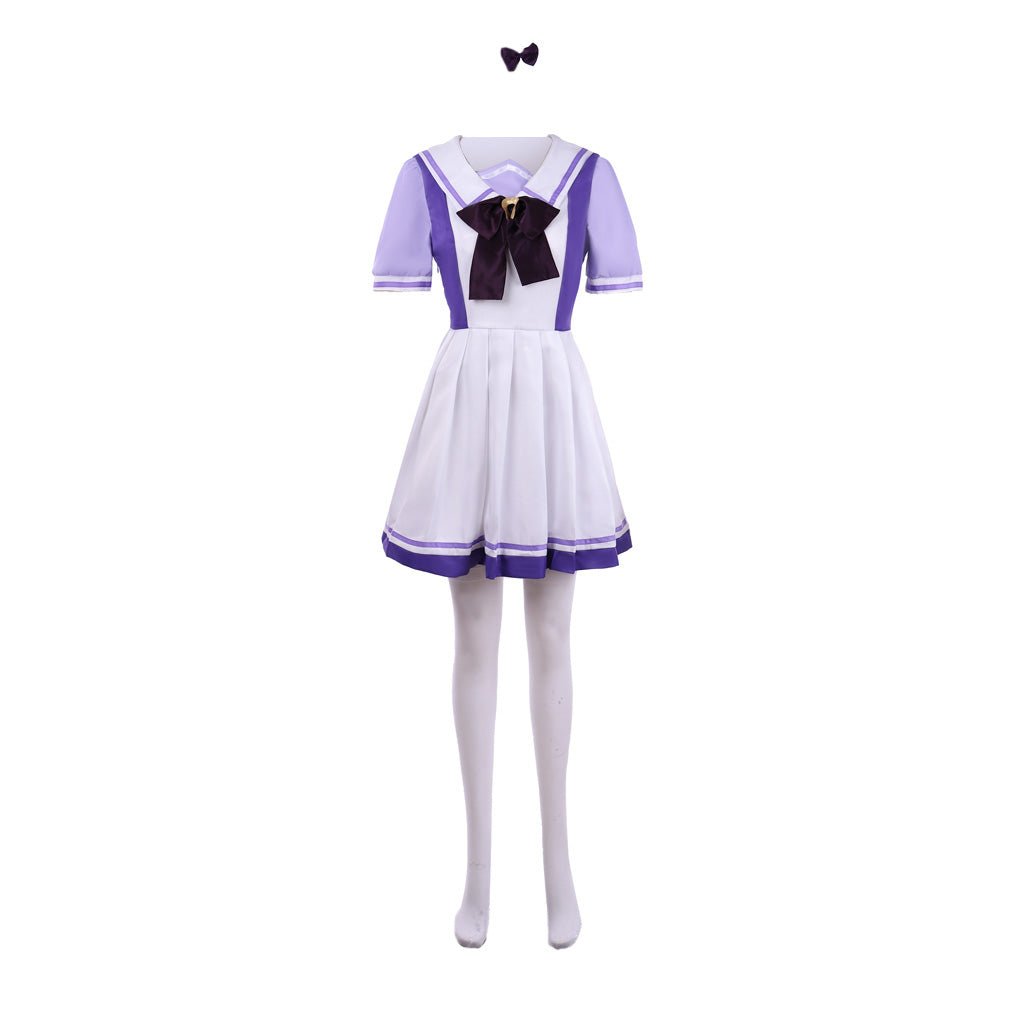 Uma Musume Pretty Derby McQueen Girl School Uniform Cosplay Costume - Astricos-Astricos