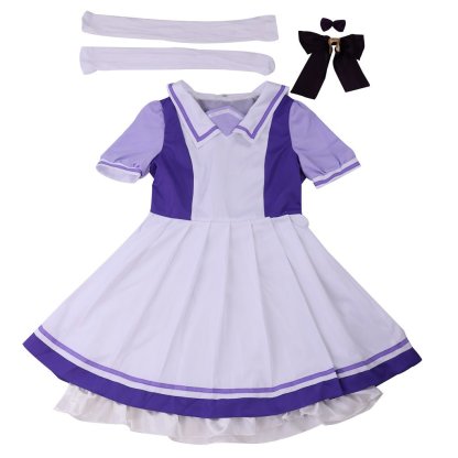 Uma Musume Pretty Derby McQueen Girl School Uniform Cosplay Costume - Astricos-Astricos