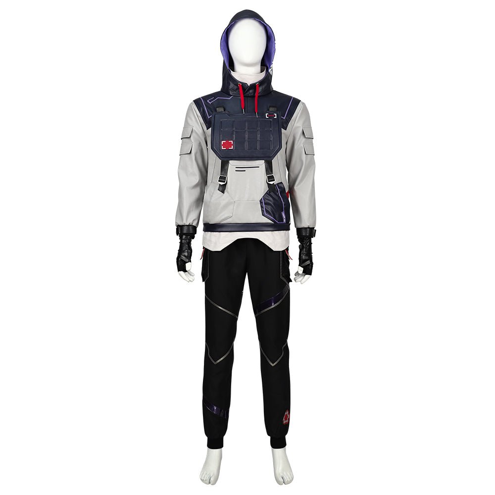 Valorant Iso Li Zhao Yu Halloween Cosplay Costume - Full Set for Gamers - Astricos